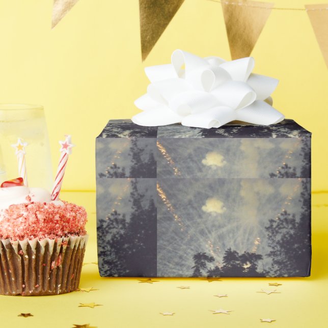 Fireworks 19-projektionsyteomslutning papper presentpapper (Födelsedagsfest)