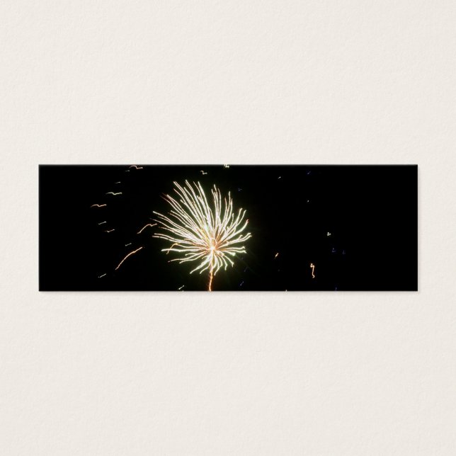 Fireworks 1 bokmärke litet visitkort (Framsidan)