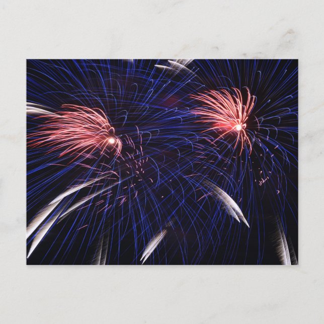 Fireworks #1 vykort (Framsida)