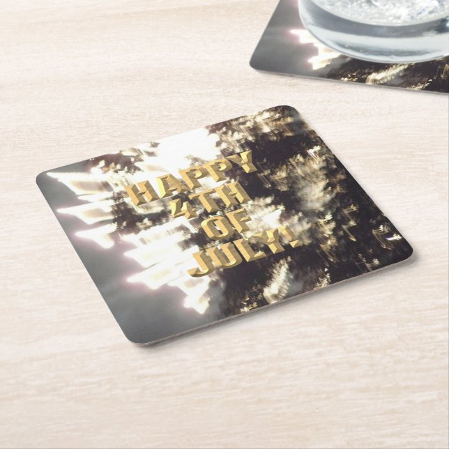 Fireworks 2 4:e juli pappra underlägg (Vinklad)