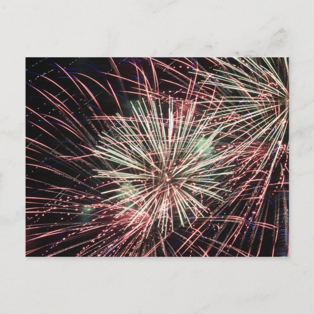 Fireworks #2 vykort (Framsida)