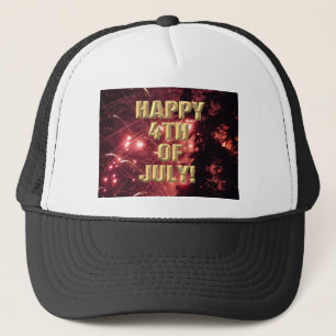 Fireworks 3 4:e juli-truckerkepsen keps