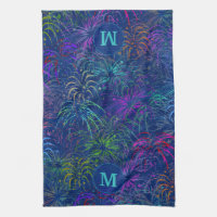 Fireworks 4:e juli, sommaren Mönster | Monogrammet