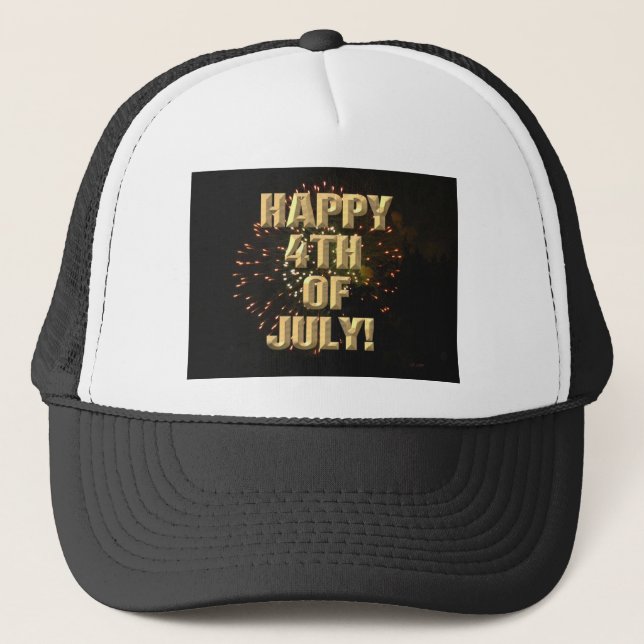 Fireworks 4:e juli-truckerkepsen keps (Framsida)