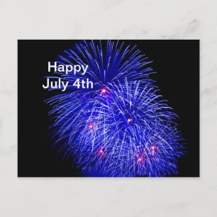 Fireworks 5 juli 4:e vykort