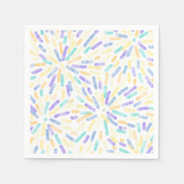 Fireworks Abstract Genderfaun Pride-flagga Pastel Pappersservett
