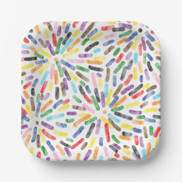 Fireworks Abstrakt LGBTQ+ Rainbow Progress-Pride