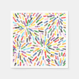 Fireworks Abstrakt LGBTQ+ Rainbow Progress-Pride Pappersservett
