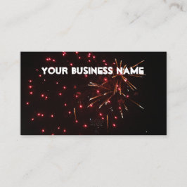 Fireworks-affärskort Visitkort