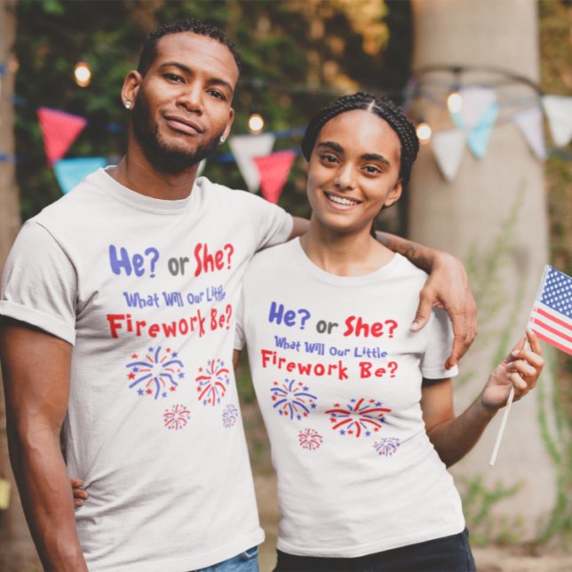 Fireworks American Gender Reveal T Shirt (Skapare uppladdad)