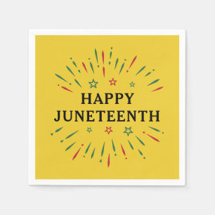 Fireworks Black Independence day Lycklig Junetelft Pappersservett