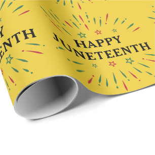 Fireworks Black Independence day Lycklig Junetelft Presentpapper