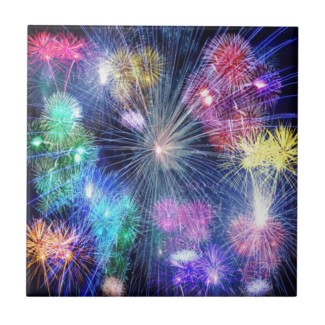 Fireworks Blast Kakelplatta (Framsidan)
