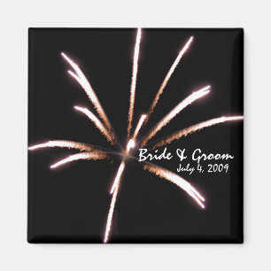 Fireworks Bröllop Magnet