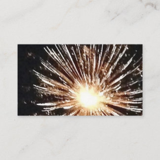 Fireworks Burst Visitkort