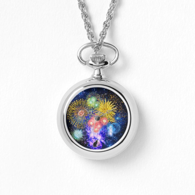 Fireworks Bursts  Armbandsur (Framsida)