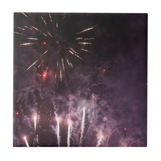 Fireworks Ceramic Tile Kakelplatta (Framsidan)