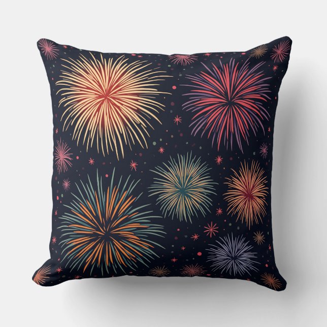 Fireworks Cushion Kudde (Framsida)