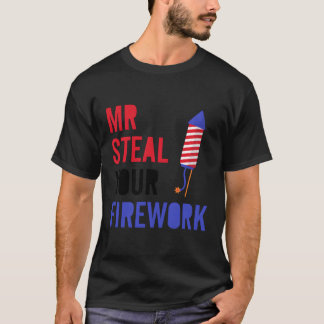 Fireworks Director 4:e juli Py Steal your Fi T Shirt