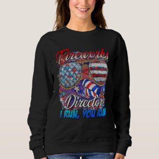 Fireworks Director American Glasses Lycklig 4:e av T Shirt