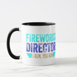 Fireworks Director, I Springa, du Springa Mugg