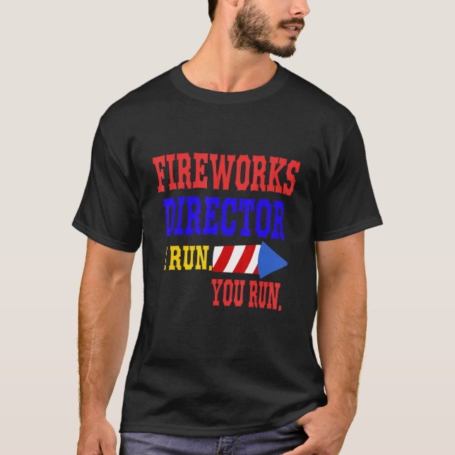 Fireworks Director I Springa You Springa 4 T Shirt (Framsida)
