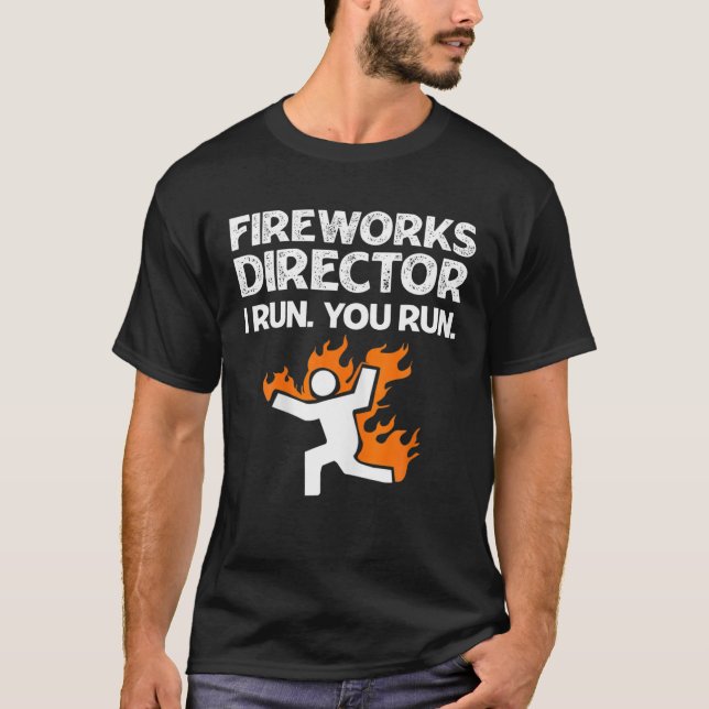 Fireworks Director I Springa You Springa Funny Mem T Shirt (Framsida)