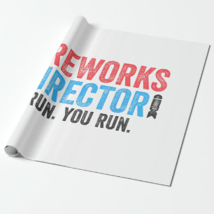 Fireworks Director T-Shirt 4:e juli Shirt Presentpapper