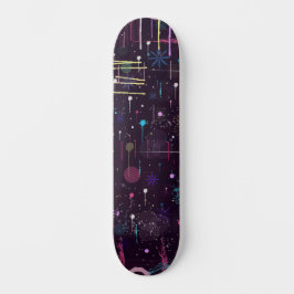 Fireworks Display: Abstract Art  Mini Skateboard Bräda 18,5 Cm