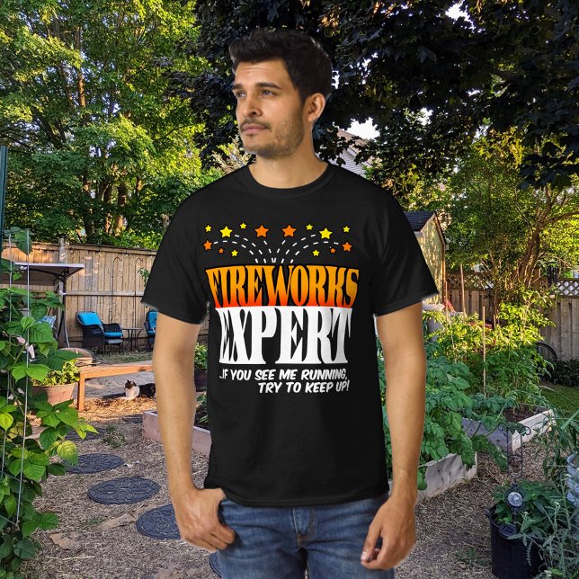 Fireworks Expert Shirt T-shirt (Skapare uppladdad)