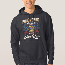 Fireworks Expert Springa om jag Springa Keepsakaga Hoodie