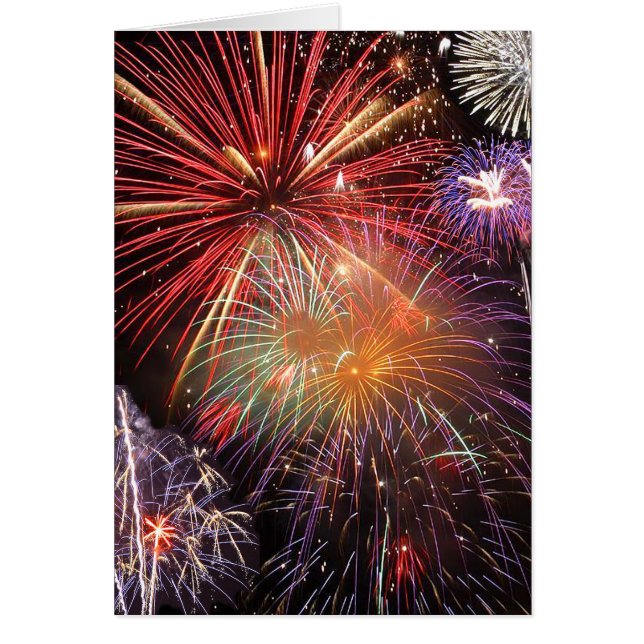 Fireworks Finale Hälsningskort (Framsidan)