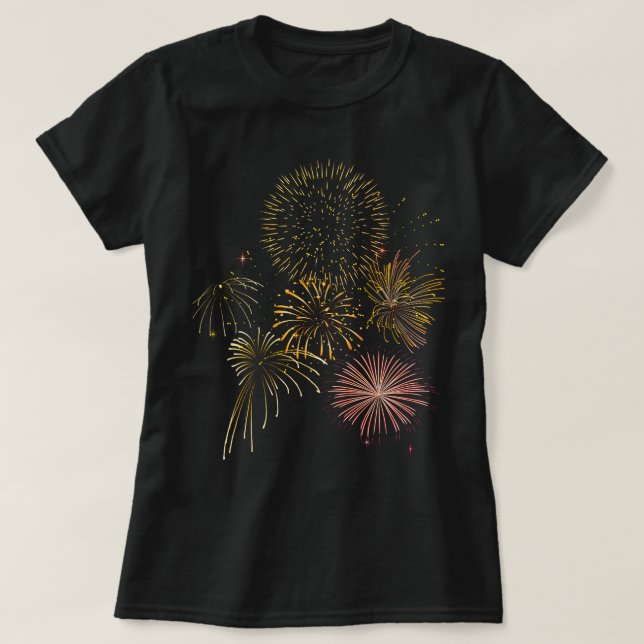 Fireworks Finale Tee Shirt (Design framsida)