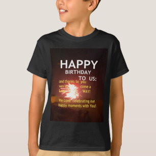 Fireworks Firande med Tack Message Tee