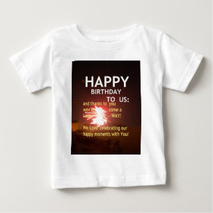 Fireworks Firande med Tack Message Tee