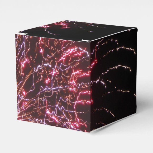 Fireworks Firande Presentaskar (Framsidan Sidan)