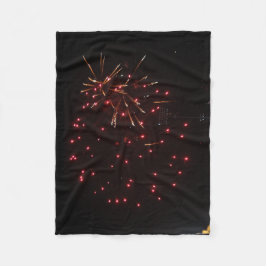 Fireworks Fleece Blanket