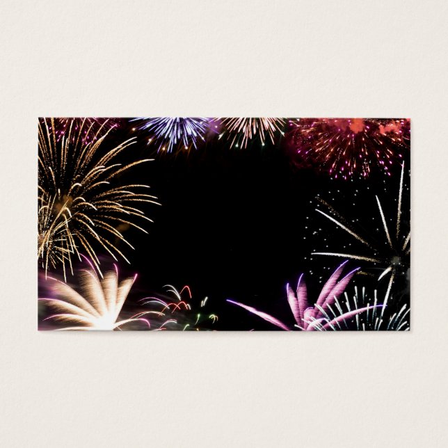 Fireworks Grand Finale Visitkort (Framsidan)