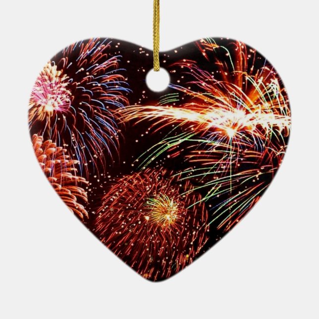 Fireworks Heart Ornament (Baksidan)