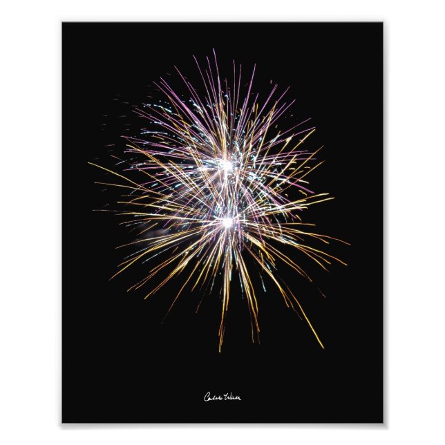 Fireworks i Kalifornien Fototryck (Framsidan)