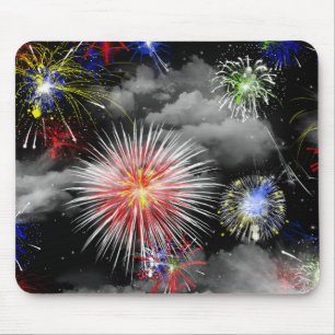 Fireworks i moln musmatta