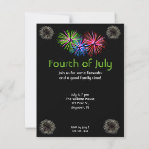 Fireworks-inbjudan Inbjudningar