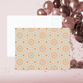 Fireworks-Inspired Mönster - vykort