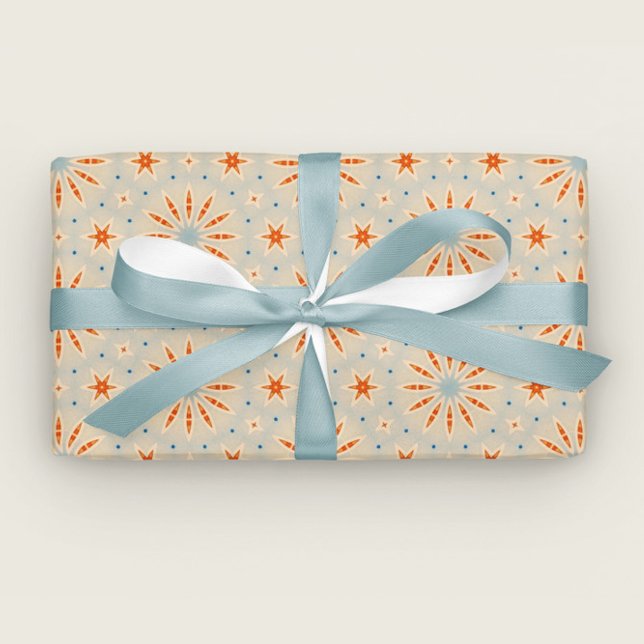 Fireworks-Inspired Mönster - Wrapping Papper Roll Presentpapper (Skapare uppladdad)