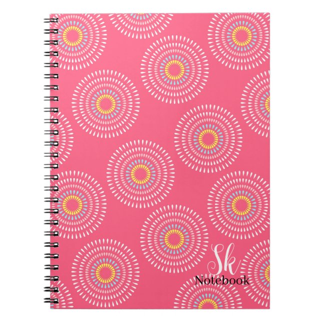 Fireworks Japansk Cherry Anteckningsbok (Framsidan)