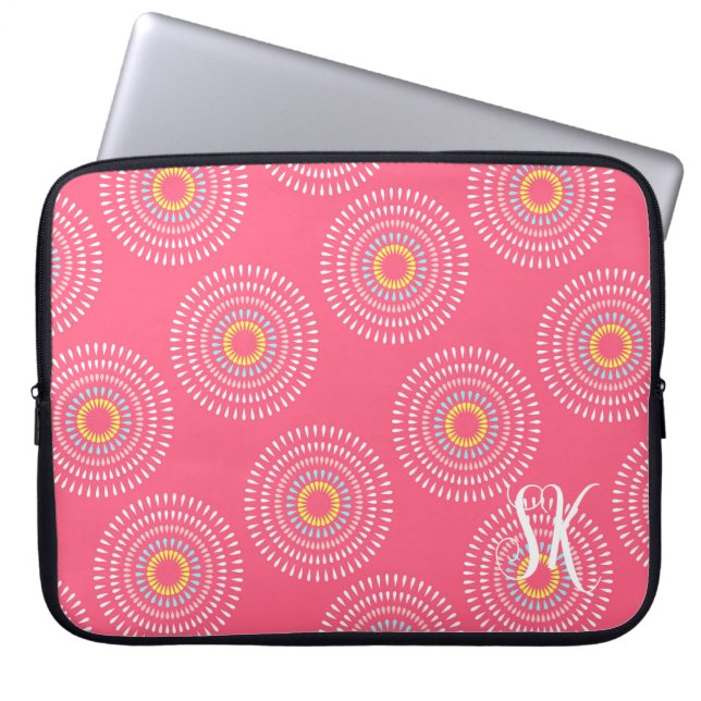 Fireworks Japansk Cherry Laptop Fodral (Framsidan)