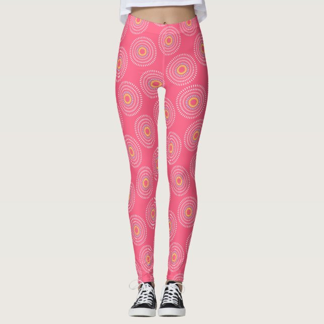 Fireworks Japansk Cherry Leggings (Framsida)