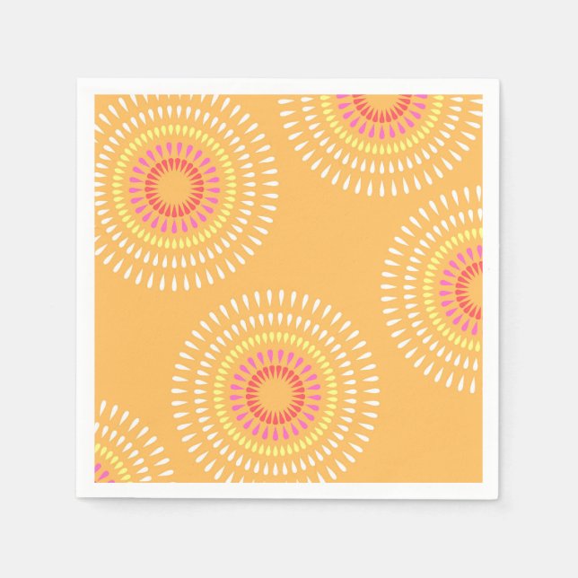 Fireworks Japansk Mustard Pappersservett (Framsidan)