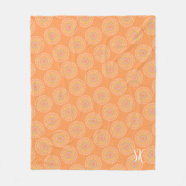 Fireworks Japansk Orange Fleecefilt