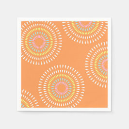 Fireworks Japansk Orange Pappersservett